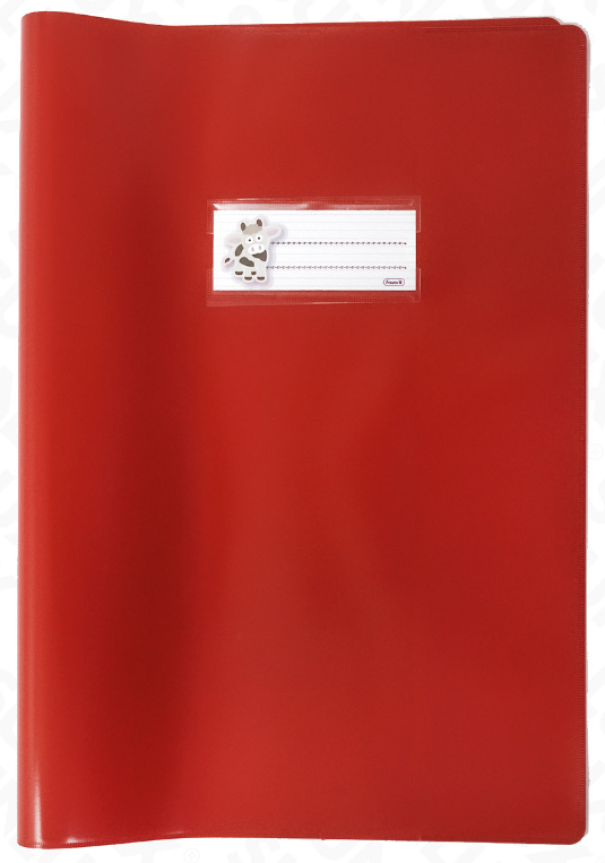 Copriquaderni Favorit pp laccato 21x30cm rosso confezione da 50
