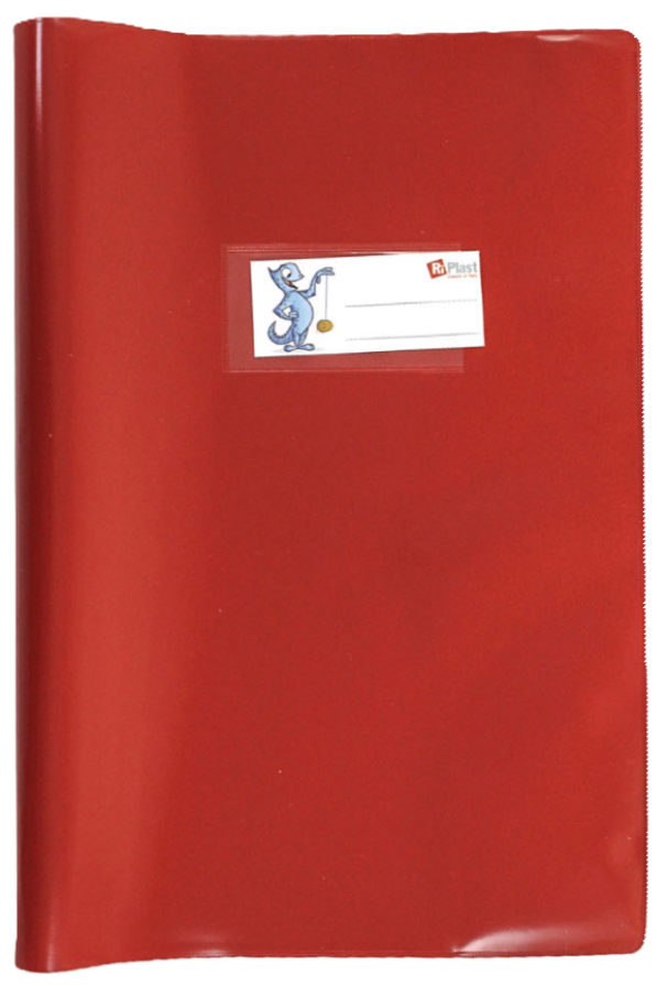 Copriquaderni Shiny rosso con alette 21.5x30.5cm confezione da 20