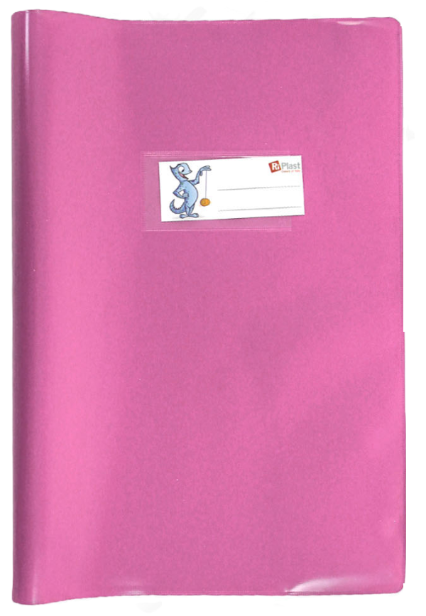 Copriquaderni Shiny rosa con alette 21.5x30.5cm confezione da 20