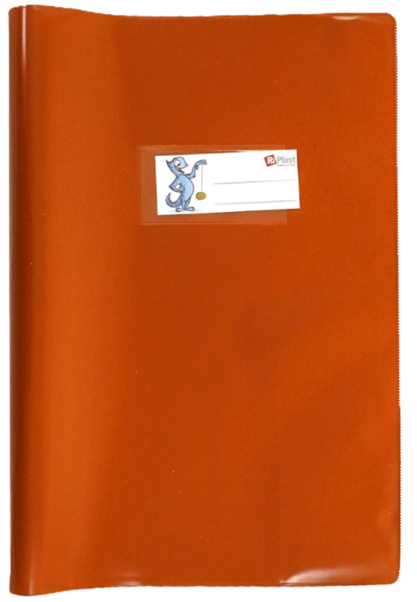 Copriquaderni Shiny arancione con alette 21.5x30.5cm confezione da 20