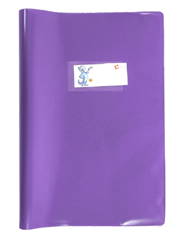 Copriquaderni Shiny lilla con alette 21.5x30.5cm confezione da 20