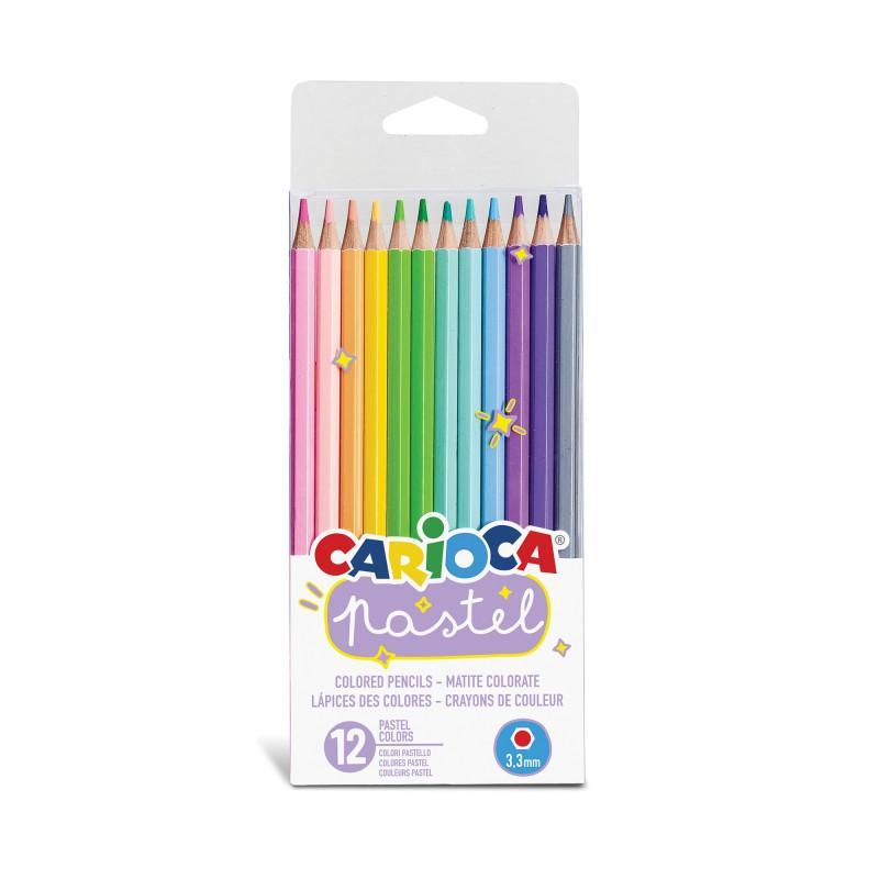 Pastelli Carioca Pastel confezione da 12 colori
