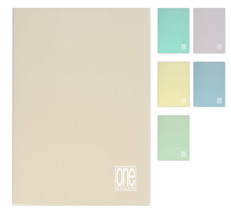 Quaderni Maxi A4 One Color Pastel quadratura 4M confezione da 10