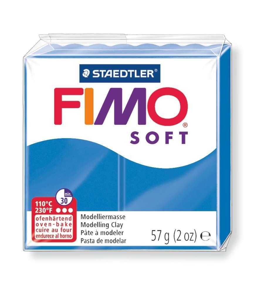 Pasta modellabile Fimo Soft azzurro confezione da 6x57g