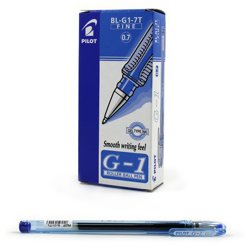 Penna Pilot roller G-1 blu 0.7mm confezione da 12