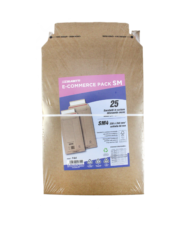 E-commerce Pack SM4 235x340x60 mm confezione da 25