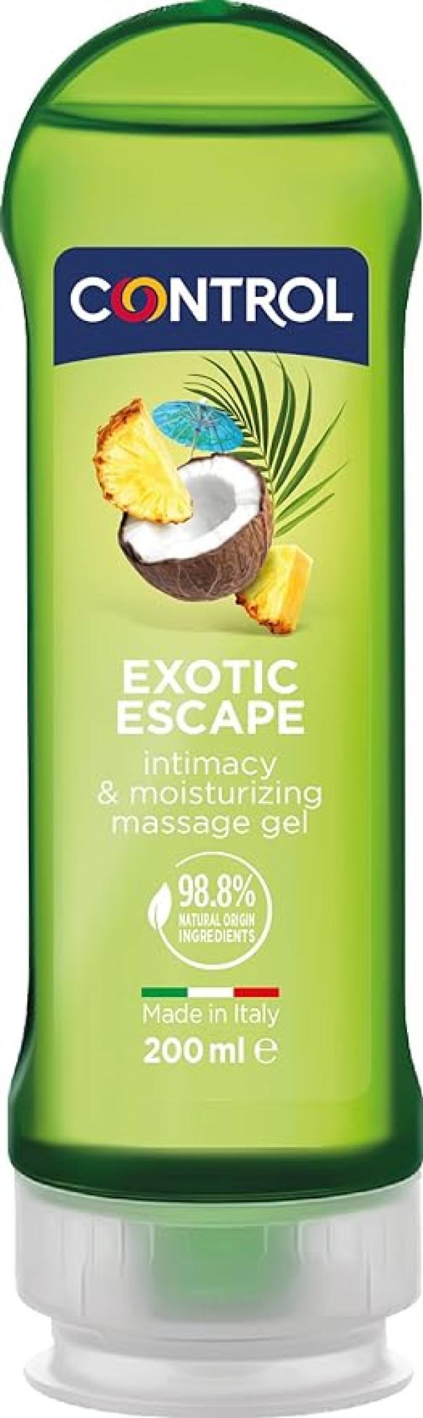 Gel massaggio 2 in 1 Control Exotic Escape 200ml