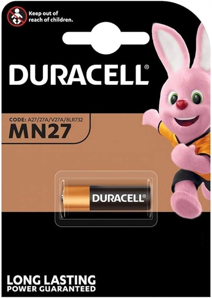 Batterie alcaline Duracell MN27 da 12V blister da 1