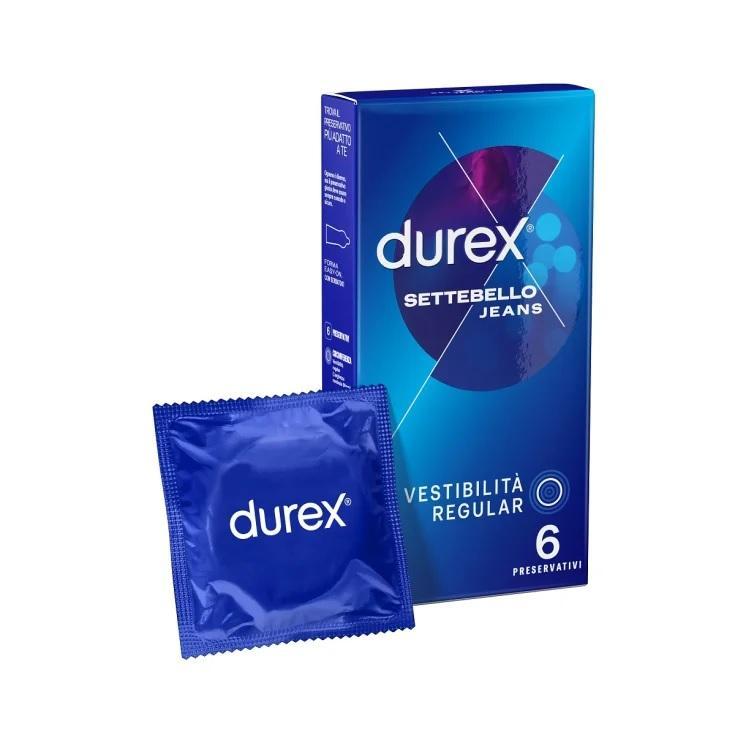 Preservativi Durex settebello jeans confezione da 6