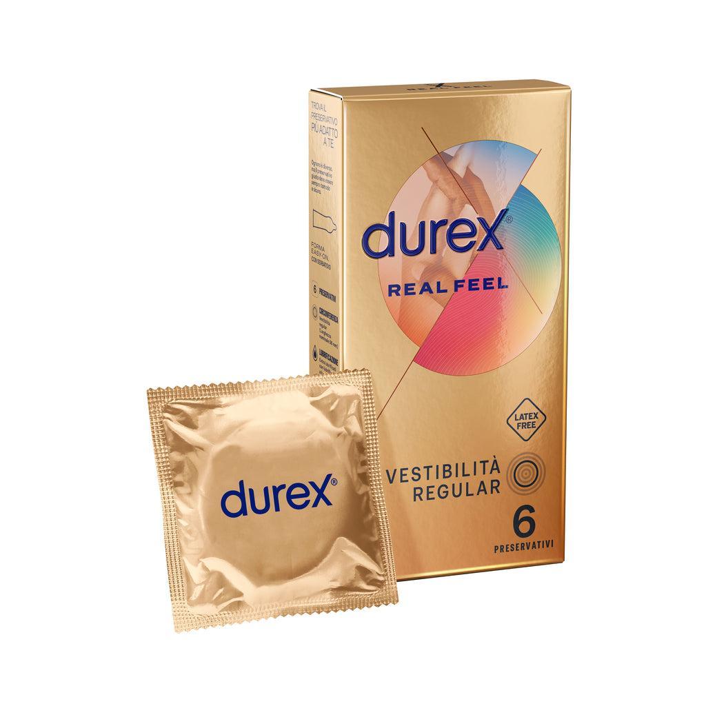 Preservativi Durex real feel confezione da 6