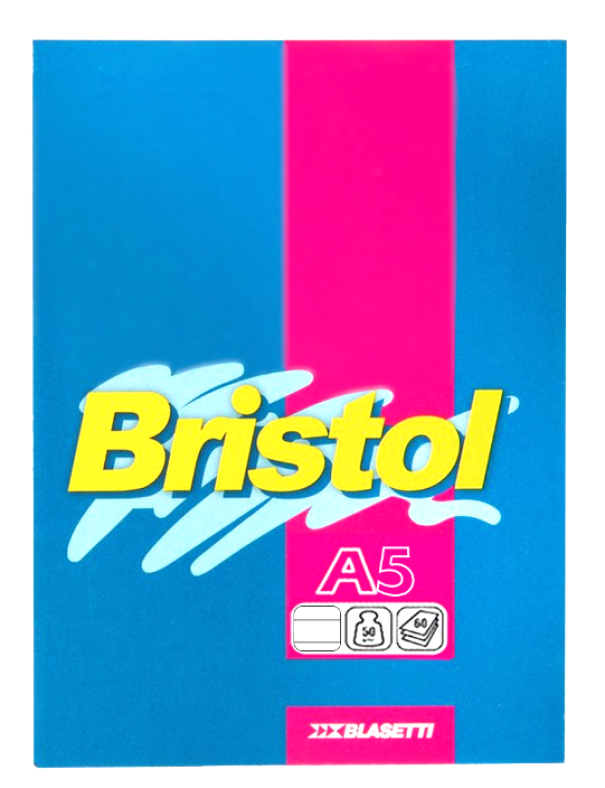 Blocco notes Blasetti Bristol A5 rigatura 1R