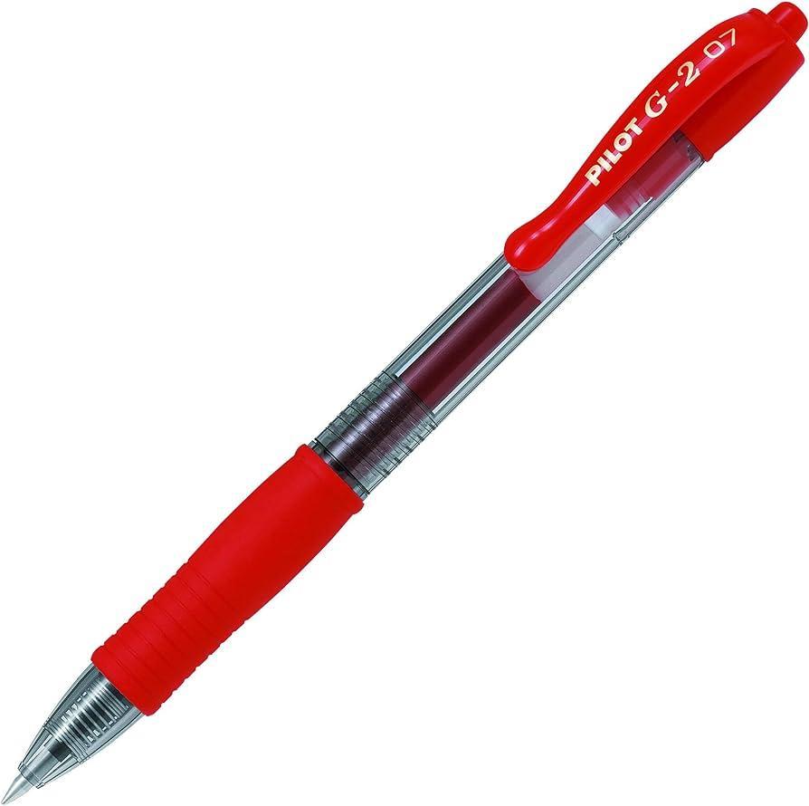 Penna a sfera Pilot G-2 rossa 0.7mm