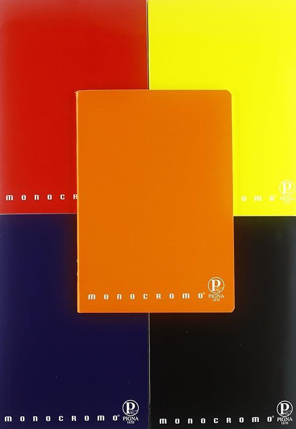 Mini quaderni monocromo rig.5M confezione da 10