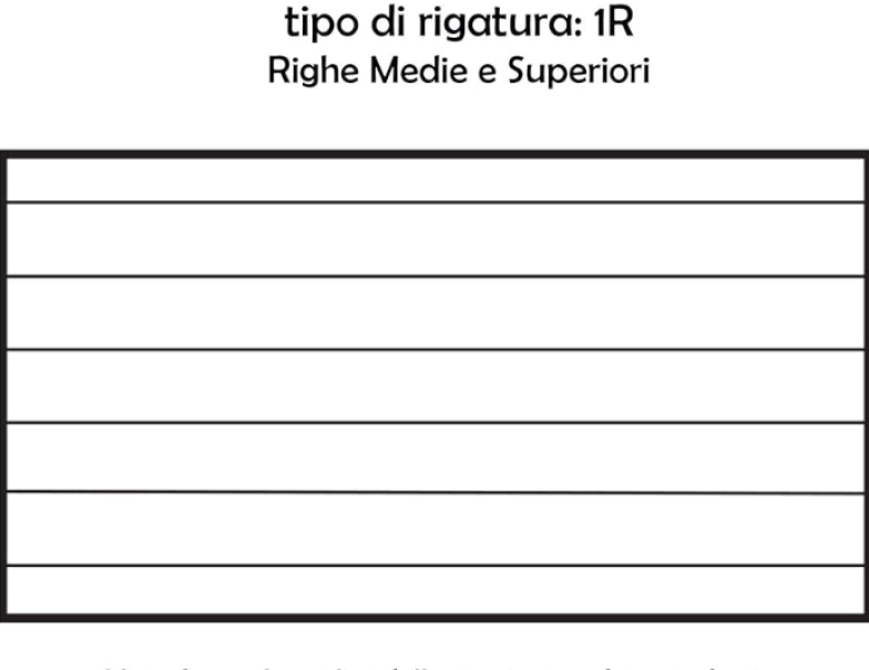 Rubrica monocromo cartonato A5 rig.1R