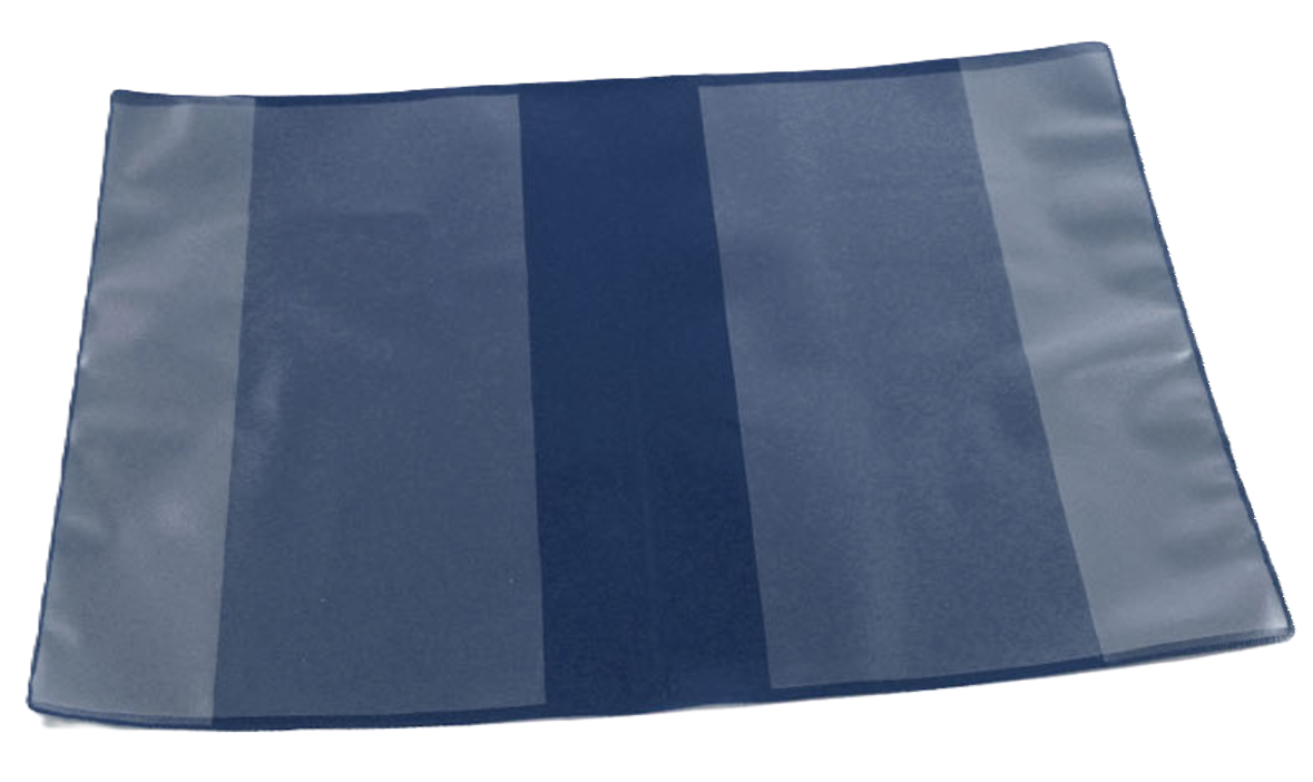 Copriquaderni Shiny blu con alette 21.5x30.5cm confezione da 20