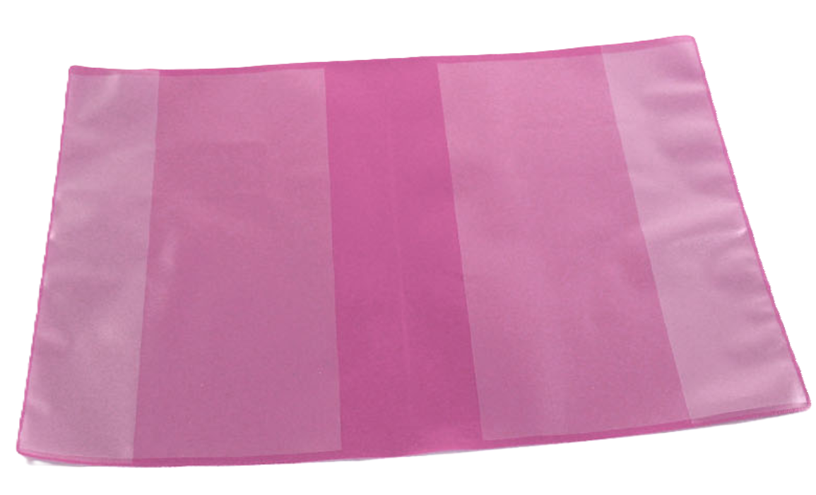 Copriquaderni Shiny rosa con alette 21.5x30.5cm confezione da 20