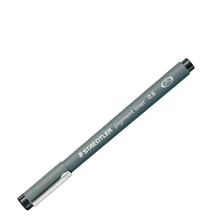 Penna Stadtler Pigment Liner nero 308 0.6mm confezione da 10