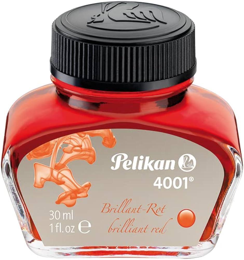 Flacone d'inchiostro Pelikan 4001 stilografico rosso 30ml 