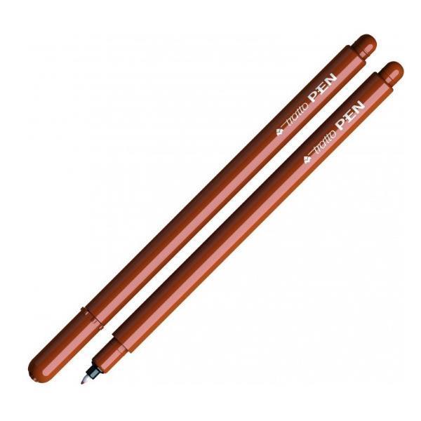 Penna Tratto pen metal bruno confezione da 12