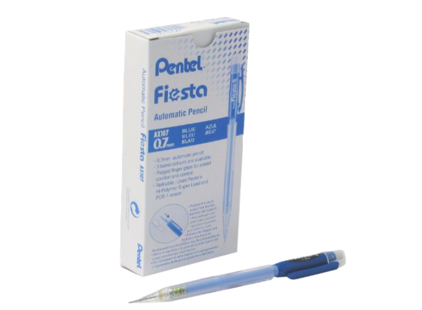 Portamina automatico Pentel Fiesta fusto Blu 0.7mm confezione da 12