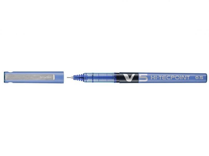 Penna roller Pilot V5 blu confezione da 12