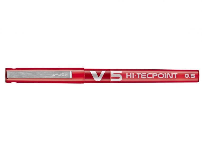 Penna roller Pilot V5 rossa confezione da 12