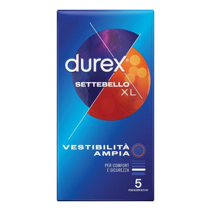 Preservativi Durex settebello XL confezione da 5