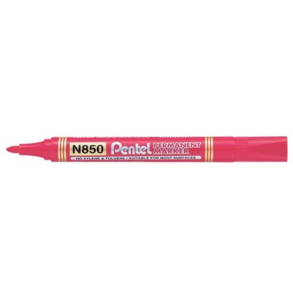 Pennarello Pentel marker rosso n850 confezione da 12