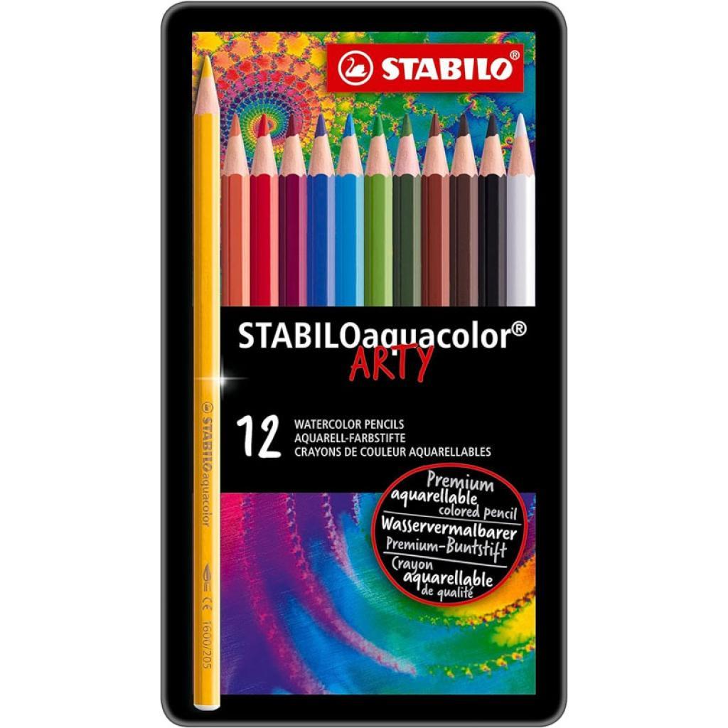 Pastelli Stabilo acquacolor arty confezione da 12