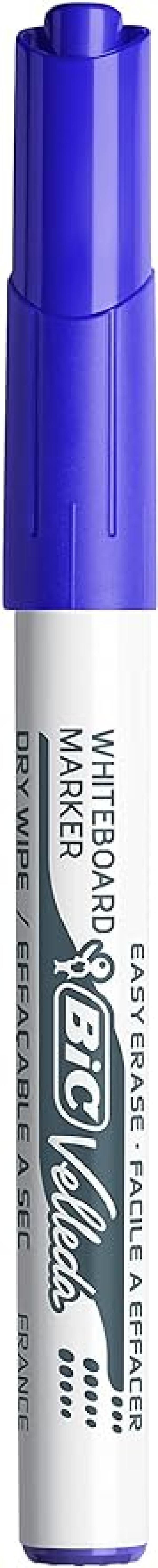 Marcatore Bic Velleda Medium blu confezione da 12