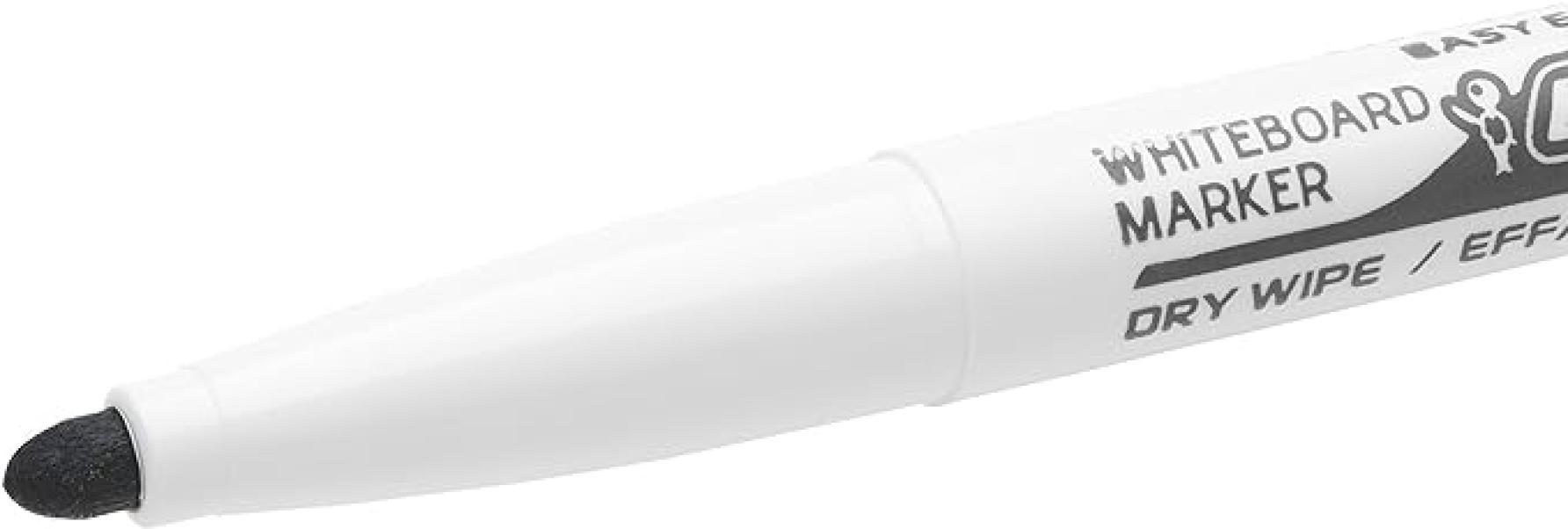 Marcatore Bic Velleda Medium nero confezione da 12
