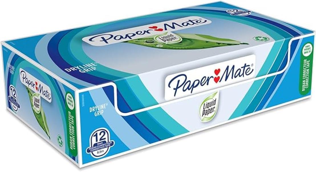 Correttore a nastro Paper Mate dryline confezione da 12