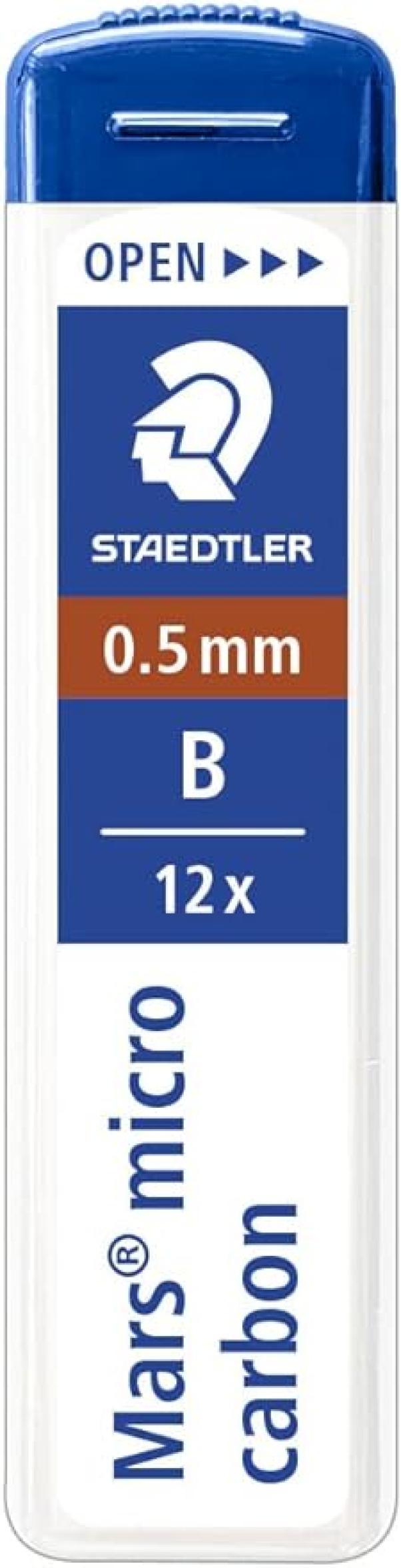 Mine Mars micro carbon confezione da 12 blister x 12 mine 0.5mm B