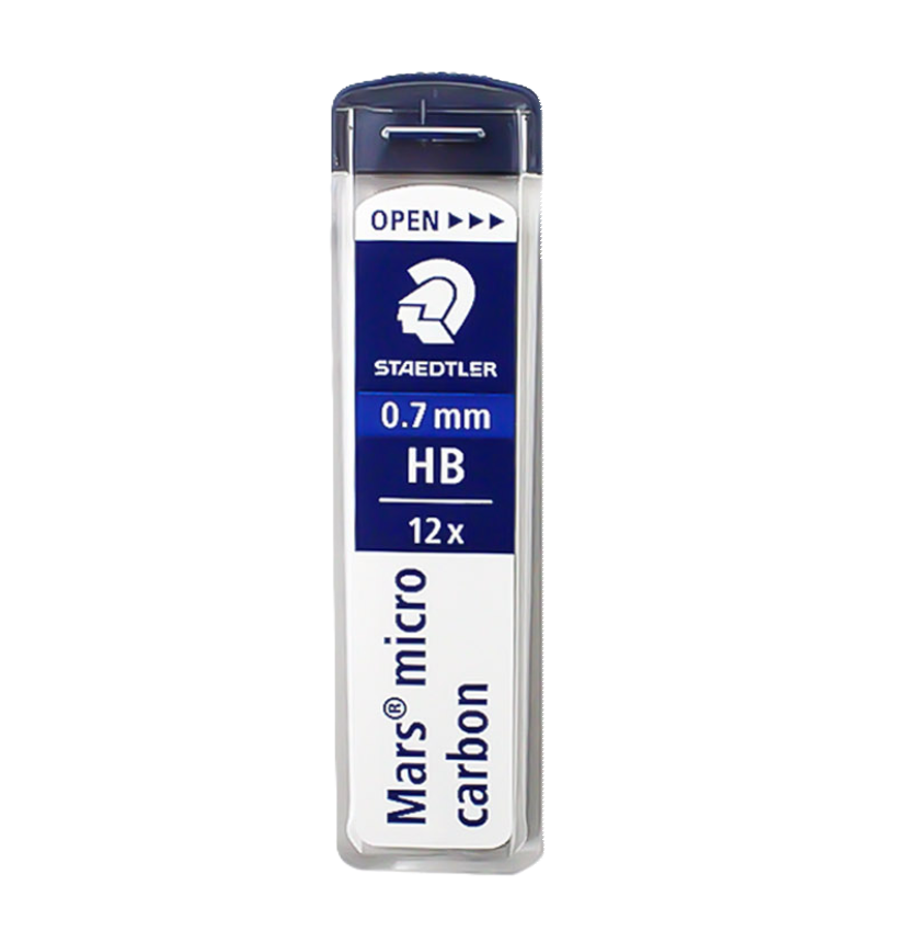 Mine Staedtler 0.7 HB confezione da 12 blister da 12