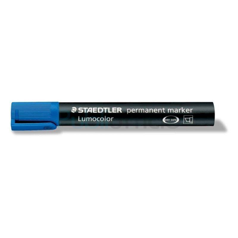 Marcatore Staedtler Lumocolor 350 Blu p. scalpello confezione da 10