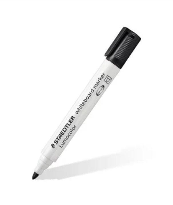 Marcatore Lavagna Staedtler Lumocolor 351 Nero p. tonda confezione da 10