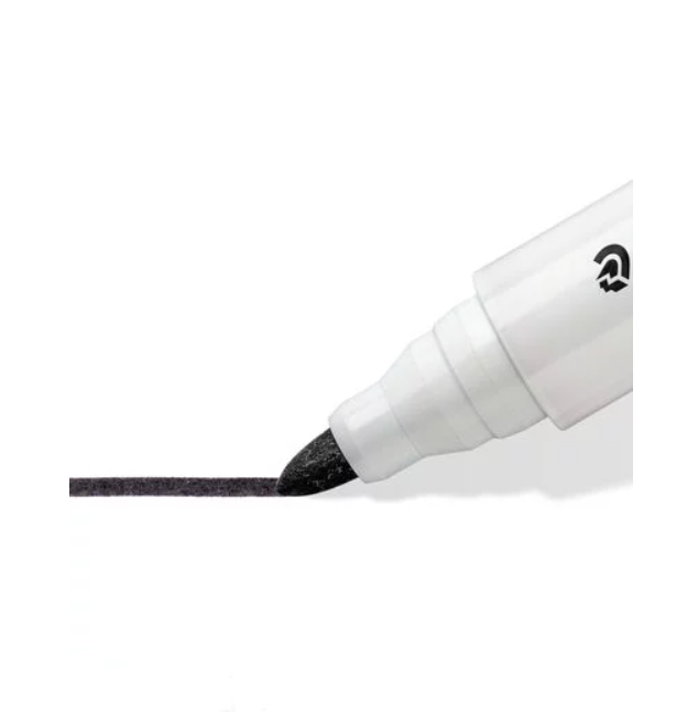 Marcatore Lavagna Staedtler Lumocolor 351 Nero p. tonda confezione da 10