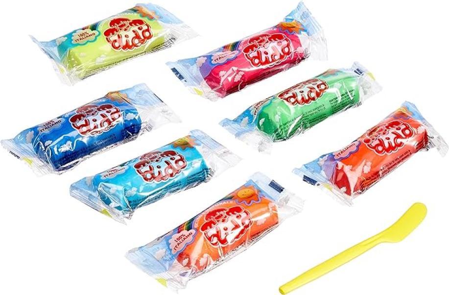 Plastilina Dido busta tutto colori confezione da 7