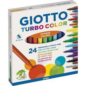 Pennarelli giotto turbo color confezione da 24