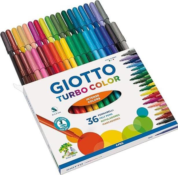 Pennarelli Giotto turbo color confezione da 36
