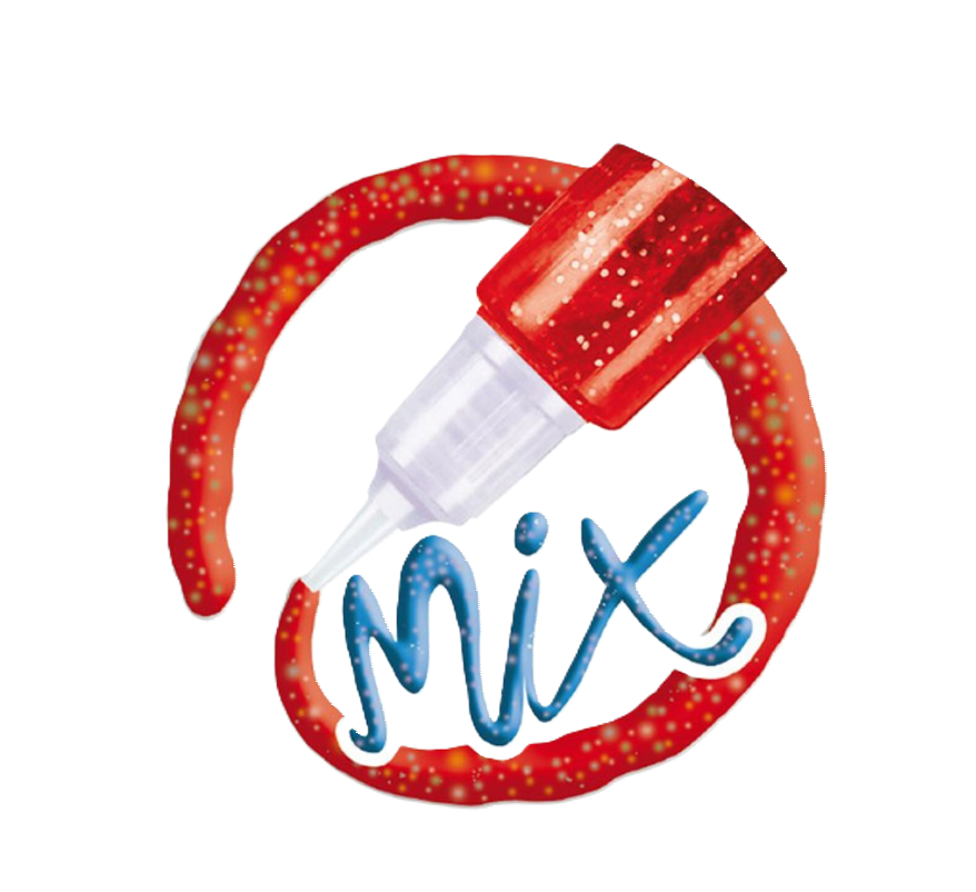 Colla Carioca glitter 10.5ml confezione da 6 