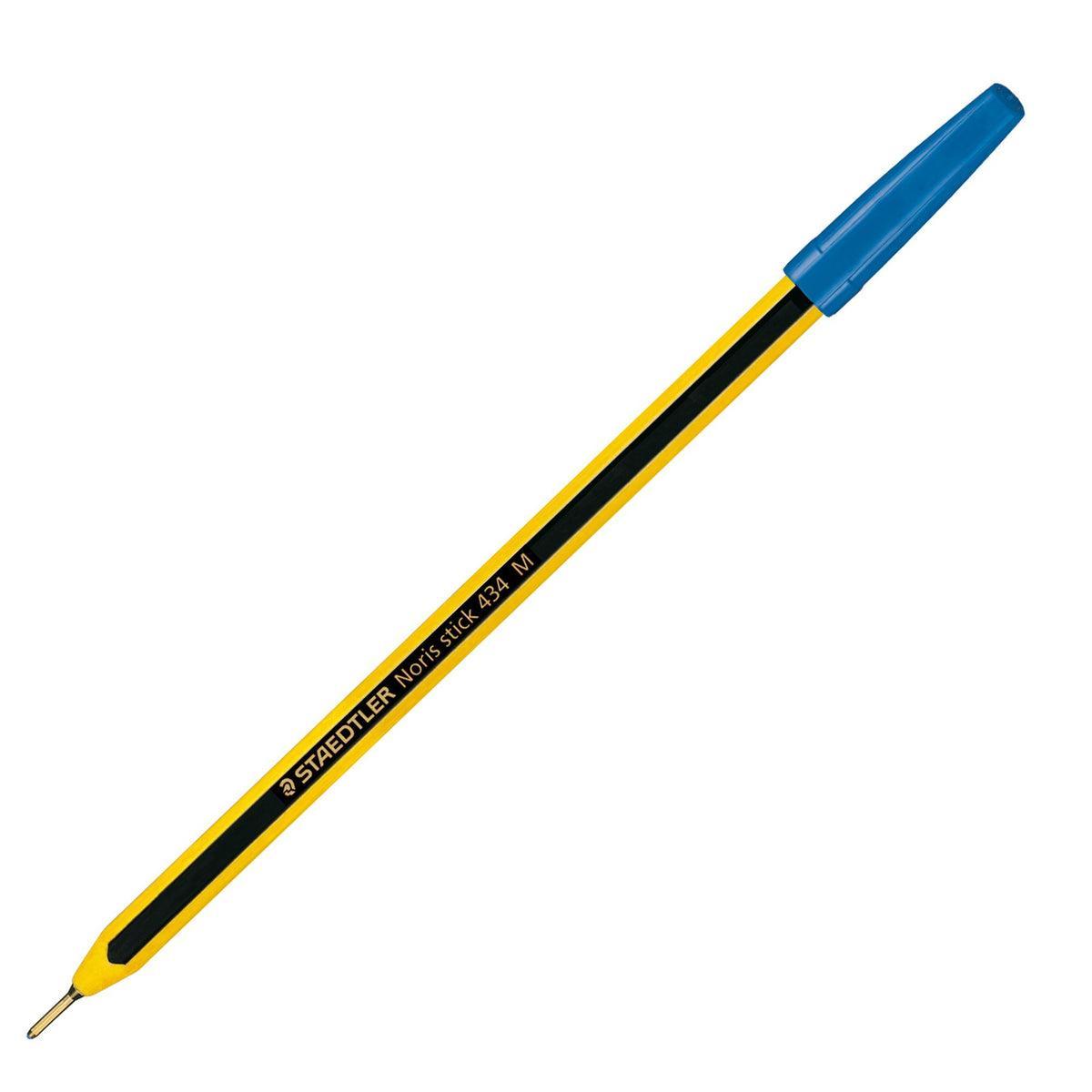 Penna sfera Staedtler Noris Stick 434 M Blu confezione da 20