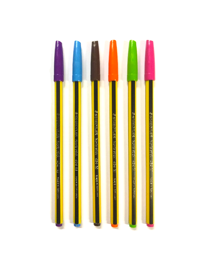 Penna a sfera Staedtler Noris Stick 434 tratto M colori assortiti confezione da 30