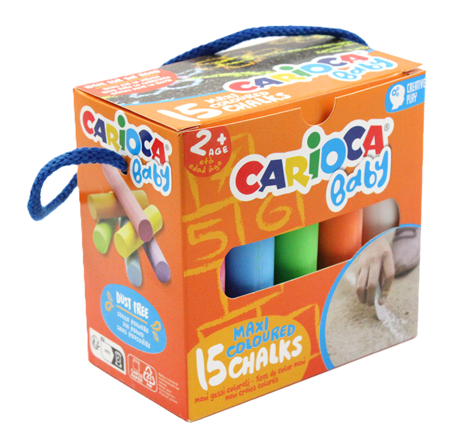 Gessi maxi Carioca baby confezione da 15