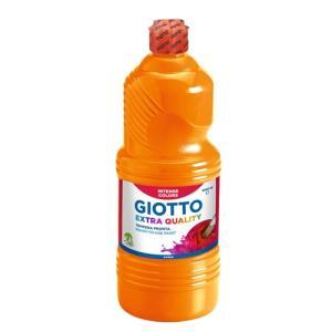 Tempera giotto paint arancione flacone da 1000ml