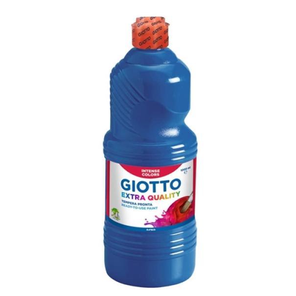 Tempera Giotto paint blu oltremare flacone da 1000ml