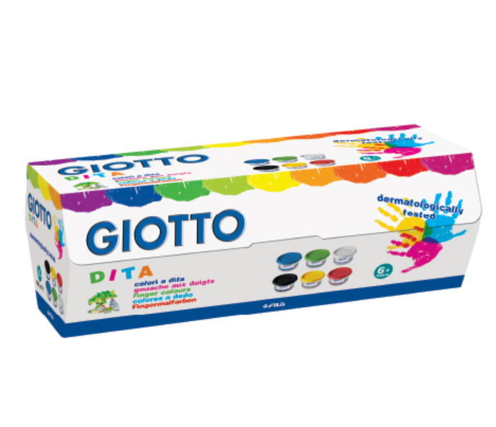 Colori a dita Giotto 100ml confezione da 6
