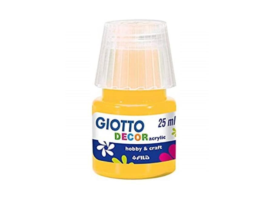 Tempera Giotto decor acrylic giallo oro 25ml confezione da 6
