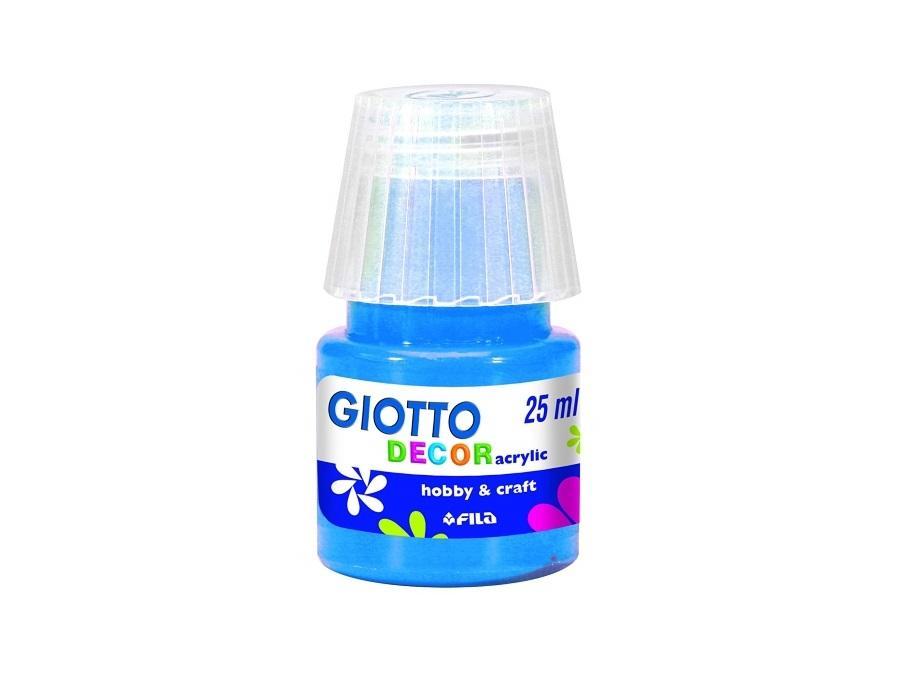  Tempera Giotto decor acrylic blu cobalto 25ml confezione da 6