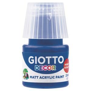 Tempera giotto decor acrylic blu oltremare 25ml confezione da 6